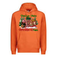 Carrot christmas wishes gingerbread kisses Premium Hoodie - FaDigitalArtStudio