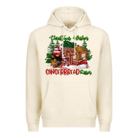 Tofu christmas wishes gingerbread kisses Premium Hoodie - FaDigitalArtStudio