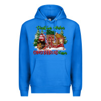 True Royal christmas wishes gingerbread kisses Premium Hoodie - FaDigitalArtStudio