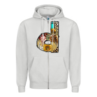 Farm Life Alphabet Lowercase Letters D Zipper Hoodie | Teevron