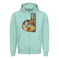 Seafoam farm life alphabet lowercase letters d Zipper Hoodie - BundleAndBundleShop