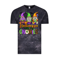 Cloud Black Halloween with My Gnomes Vintage Tee - texasbilliewilder