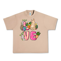 Burro Love Easter Urban Heavy Tee - NancyCooperArtShop