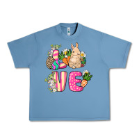 Pebble Blue Love Easter Urban Heavy Tee - NancyCooperArtShop