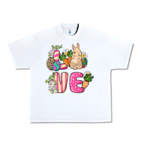 White Love Easter Urban Heavy Tee - NancyCooperArtShop