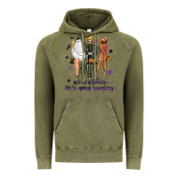 Vintage Olive Get in ghoulies were going haunting Vintage Hoodie - NancyCooperArtShop