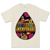 Bone teardrop Hispanic Heritage Premium Tee - BundleAndBundleShop