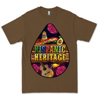 Cacao teardrop Hispanic Heritage Premium Tee - BundleAndBundleShop