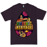 Plum teardrop Hispanic Heritage Premium Tee - BundleAndBundleShop