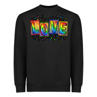 Black Love pride Heavyweight Sweatshirt - FaDigitalArtStudio
