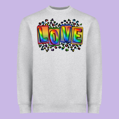 Love Pride Heavyweight Sweatshirt Designed By Fadigitalartstudio