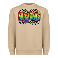 Mushroom Love pride Heavyweight Sweatshirt - FaDigitalArtStudio