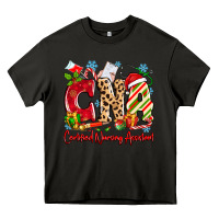 Asphalt CNA Certified Nursing Assistant Christmas Heavy Core Tee - MaliasSmallBusiness