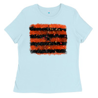 Baby Blue halloween spider backround Ladies Tee - RanaPortraitStore
