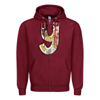 Burgundy farm life alphabet lowercase letters y Zipper Hoodie - BundleAndBundleShop