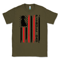 Army Green Pitbull Dad Classic Tee - Bettercallsaul