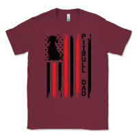 Burgundy Pitbull Dad Classic Tee - Bettercallsaul