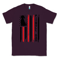 Plum Pitbull Dad Classic Tee - Bettercallsaul