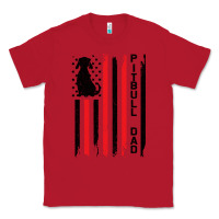Red Pitbull Dad Classic Tee - Bettercallsaul