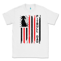 White Pitbull Dad Classic Tee - Bettercallsaul