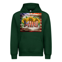 Forest Green patriotic mini  tumbler Urban Hoodie - BarkalooDesign