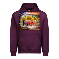 Mauve Wine patriotic mini  tumbler Urban Hoodie - BarkalooDesign
