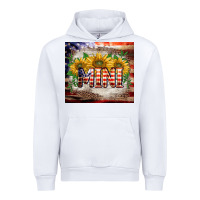 White patriotic mini  tumbler Urban Hoodie - BarkalooDesign