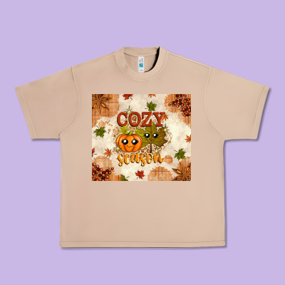 Fall Cozy Season Urban Heavy Tee Designed By Texasbilliewilder
