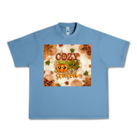 Pebble Blue Fall Cozy Season Urban Heavy Tee - texasbilliewilder