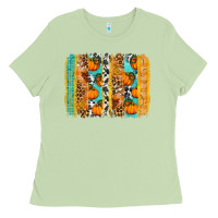 Fall Pumpkin Brushstroke Ladies Tee | Teevron
