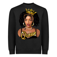 Black black queen Heavyweight Sweatshirt - FaDigitalArtStudio