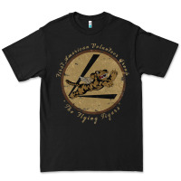 Black flying tigers squadron wwii leather patch design Premium Tee - tuanDangUi