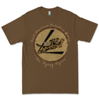 Cacao flying tigers squadron wwii leather patch design Premium Tee - tuanDangUi