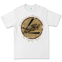 White flying tigers squadron wwii leather patch design Premium Tee - tuanDangUi