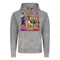 Cloud Rock happy hallothanksmas dogs Vintage Hoodie - texasbilliewilder