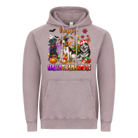 Vintage Zinc happy hallothanksmas dogs Vintage Hoodie - texasbilliewilder