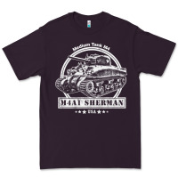 Plum m4a1 sherman tank Premium Tee - tuanDangUi