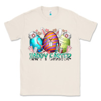 Natural happy easter day eggs nurse Classic Tee - RacoonDesign