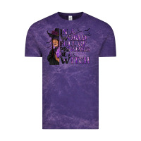 Cloud Purple In a World Full of Princesses Be a Witch Vintage Tee - texasbilliewilder