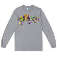 Heather Grey mardi gras pharmacist Long Sleeve Tee - CowGirlArtShop