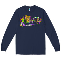 Navy mardi gras pharmacist Long Sleeve Tee - CowGirlArtShop