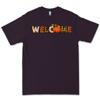 Plum welcome pumpkin Premium Tee - BundleAndBundleShop