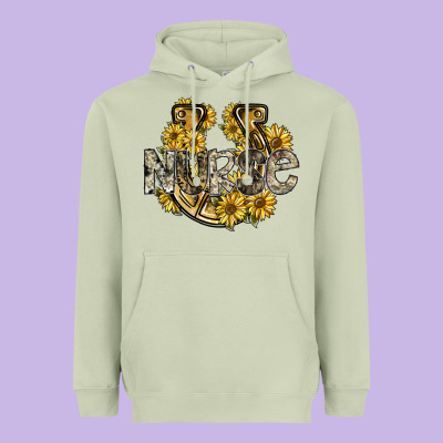 Nurse Heavyweight Hoodie Designed By Sublimationcraftshop
