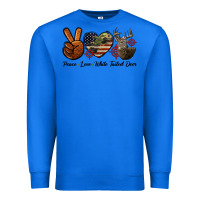 True Royal Peace Love White Tailed Deer Premium Sweatshirt - LillyAllenDesigns