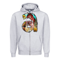 Heather Grey farm life alphabet lowercase letters a Zipper Hoodie - BundleAndBundleShop