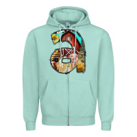 Seafoam farm life alphabet lowercase letters a Zipper Hoodie - BundleAndBundleShop