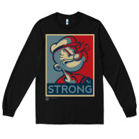Black 1 popeye strong brand a transparent Long Sleeve Tee - tuanDangUi