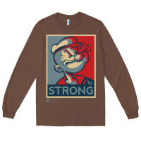 Chestnut 1 popeye strong brand a transparent Long Sleeve Tee - tuanDangUi