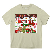 Mossy North Pole Hot Chocolate christmas Heavy Core Tee - MaliasSmallBusiness