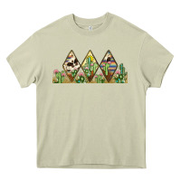 Mossy cactus cowhide serape Heavy Core Tee - JahusDesignShop